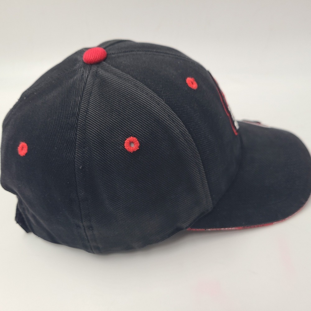 Vintage Georgia Bulldogs Hat Adjustable Starter Black Red NCAA University Men - Picture 6 of 11